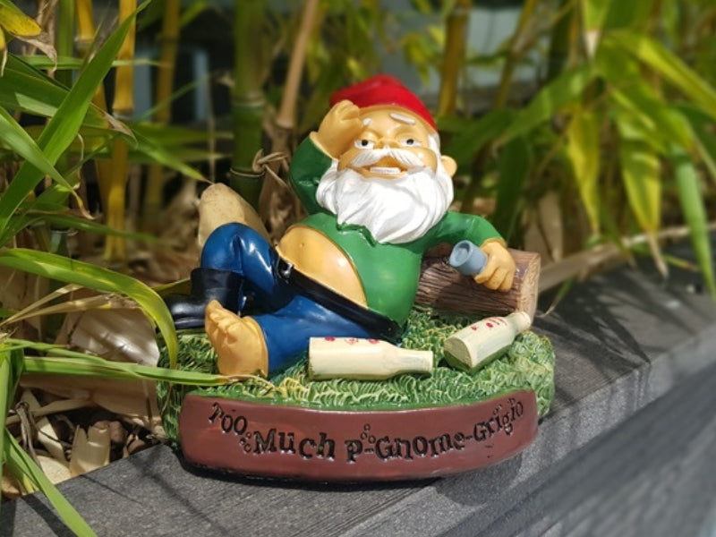 HUNGOVER GARDEN GNOME