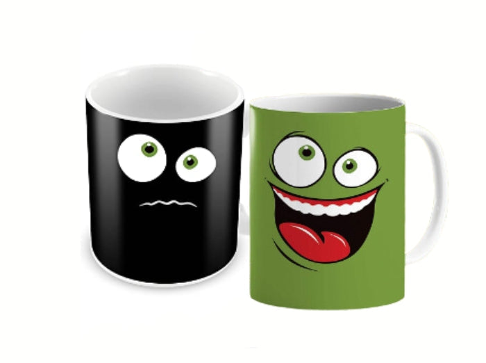 COLOR CHANGING SMILEY FACE MUG