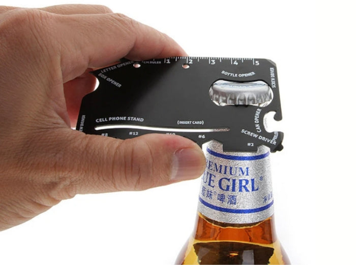 THE WALLET NINJA 18-IN-1 CREDIT CARD SIZE MULTI-TOOL