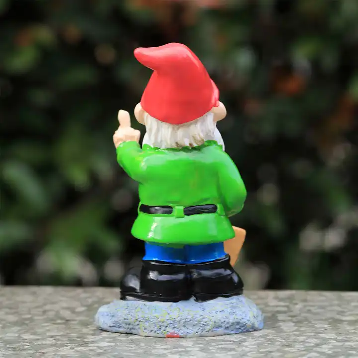 GO AWAY GARDEN GNOME. Fun and funny garden decoration for a friend, girlfriend or a boyfriend.