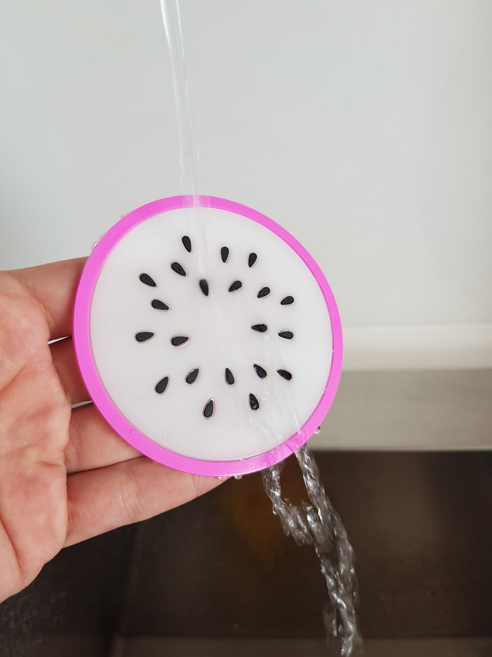 FRUIT INSPIRED COASTERS. Fun fruit inspired coasters made from silicone and easy to wash.