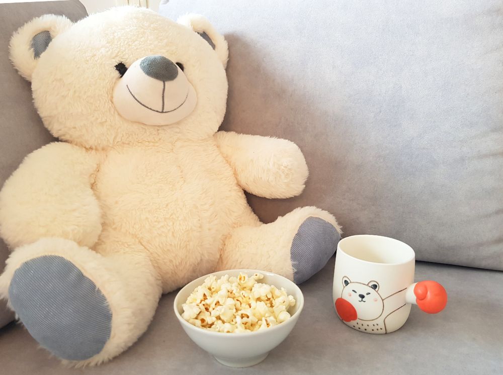 BOXING BEAR MUG. A funny gift for boyfriend.