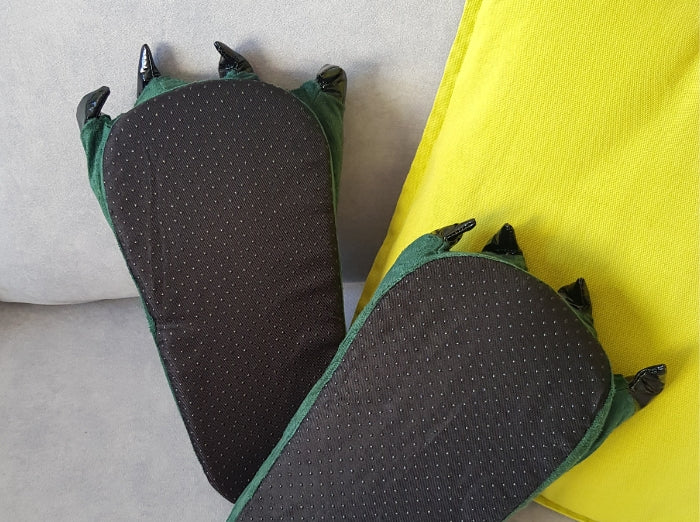 Non-slip dinosaur slippers