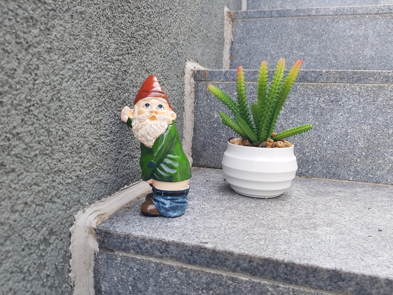 PEEING GARDEN GNOME. A special occasion gift and funny gift for garden.